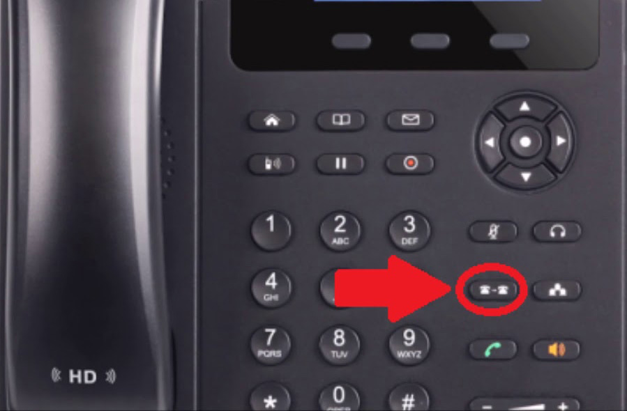 how to save number in grandstream phone